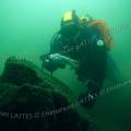 000472 Plonge sous-marine en eau douce dans la carrire du pont des Piles (36270 Eguzon Chantme). Essai d'un prototype de recycleur en milieu naturel. 