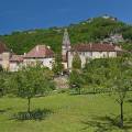 000741 Vue du village de Baume-les-Messieurs (39210) (Jura (39), France).