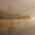 000872 Lac de Xoldokogaina en fin de journe dans le brouillard (Pyrnes Atlantiques (64), France).