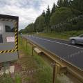 001274 Radar automatique pour le contrle des vitesses sur une route de France (Puy-de-Dme (63)).