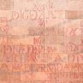 001279 Mur recouvert de signatures anciennes traces  l'aide de sang de boeuf par les tudiants de Salamanque pour proclamer leur tout nouveau statut de docteur (Castille-et-Len, Espagne).