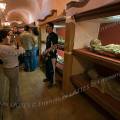 001349 Touristes se prenant en photo devant les vitrines des momies du 