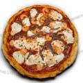 001752 Pizza traditionnelle aux anchois, crevettes, cpres, tomate et mozzarella (Italie).