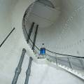 001754 Escalier en colimaon  l'intrieur d'un chteau d'eau (Cher (18), France).