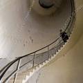001759 Escalier en colimaon  l'intrieur d'un chteau d'eau (Cher (18), France).