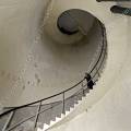 001774 Escalier en colimaon  l'intrieur d'un chteau d'eau (Cher (18), France).